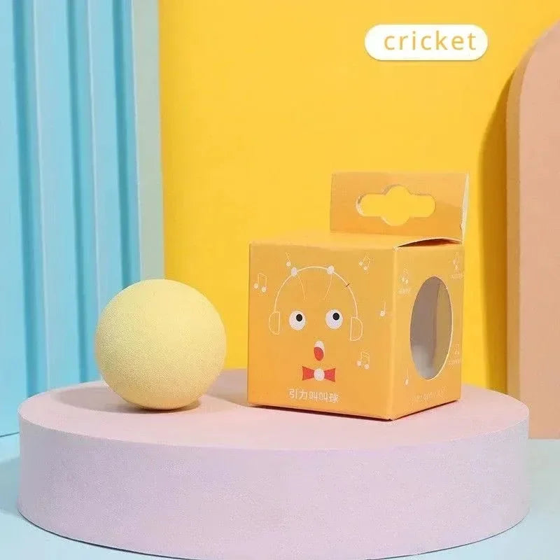Balle Interactive en Peluche pour Chats avec Sons d'Animaux