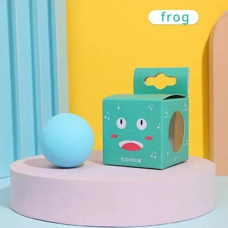 Balle interactive bleu - jouet électrique pour chats
