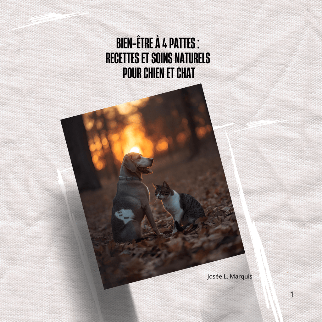 Guide Bien-Être à 4 Pattes - Recettes naturelles maison pour chien et chat