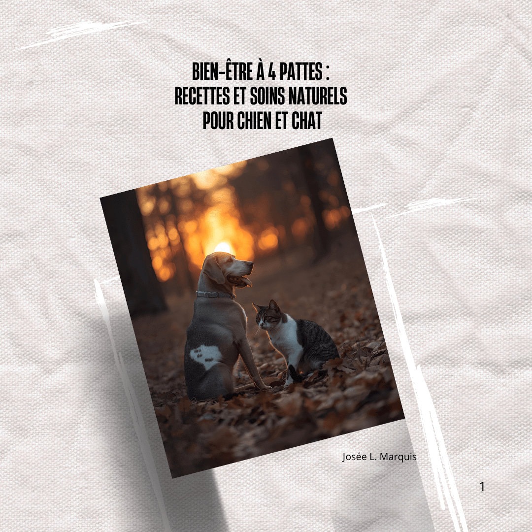 Guide de recettes naturelles maison pour chiens et chats - bien-être animal